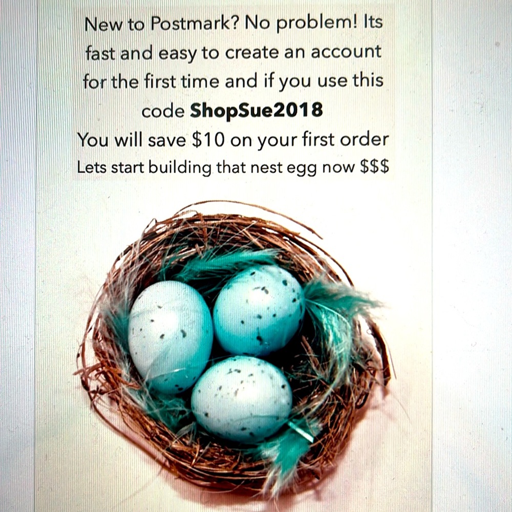 COPY - New to Poshmark? Use this code shopsue2018 and save $10 on your first or…